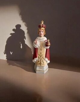 Starožitná porcelánová soška  sběratelská Pražské Jezulátko