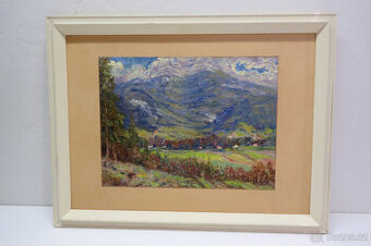 Aukční obraz - Hajdůček Adolf - Beskydy