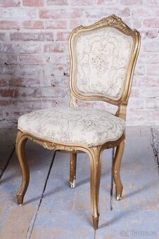 Elegantní židle ve stylu Ludvíka Filipa