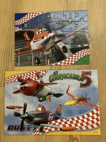 puzzle Auta a Letadla 30 a 60 dilku a 54 dilku