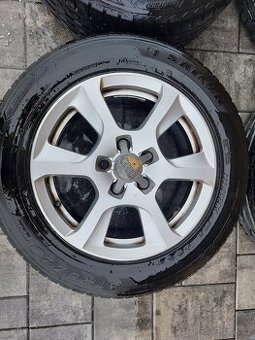 Alu disky Audi R16, 5x112 + letní pneu