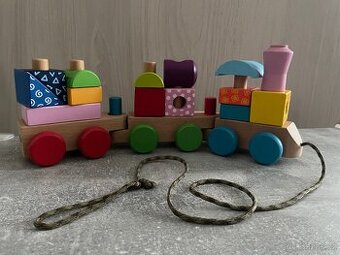 Dřevěný vláček Woody