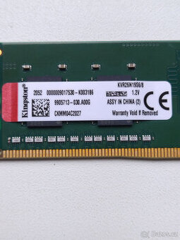 Paměťi Ram 8 Gb DDR4