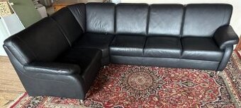 Moderní kožená rohová sedací souprava,6356
