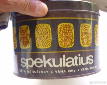 Plechová krabice od sušenek-ČSSR