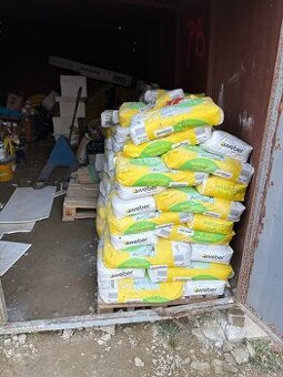 Prodej omítky Weber 0,5 mm – 52 pytlů