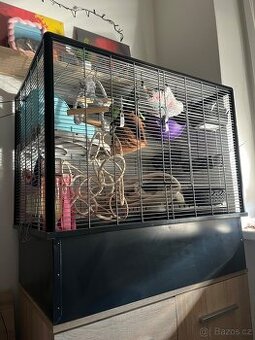 Klec Savic Zeno 2 s vybavením