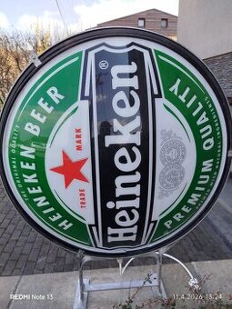 Cedule Heineken reklamní oboustranná, svítící