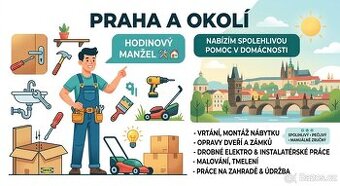 HODINOVÝ MANŽEL – PRAHA A OKOLÍ 🔧🏠