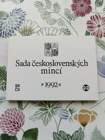 Sada oběžných mincí Československo 1992 perfektní stav