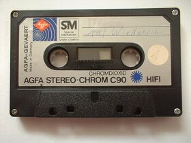 Audiokazeta High CrO2 70 léta Agfa německá kvalita