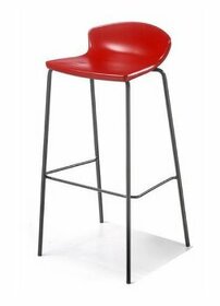 Design barové židle EASY Gaber cervene