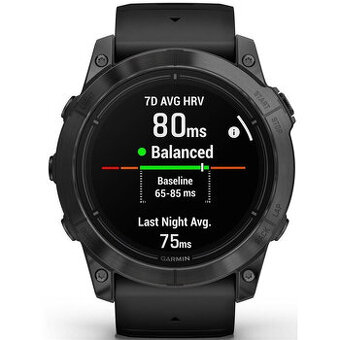Nové Garmin epix Pro (Gen 2) 51 mm - Gray / Black Silicone B