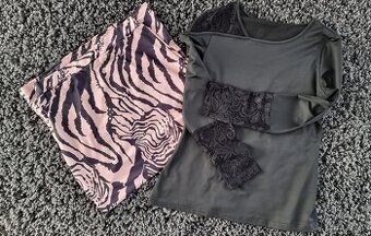 Set oblečení 2ks, suka dlha+triko - 1