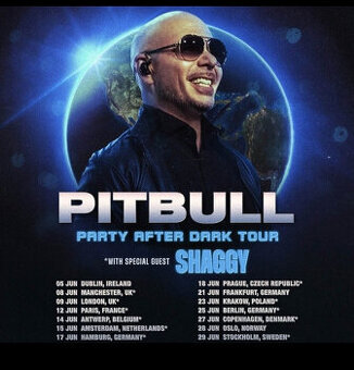 Vstupenky na PITBULL - Praha 18. 6. 2025