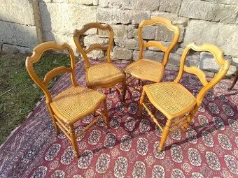 4 x Biedermeier židle