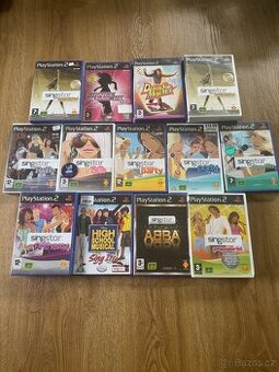 Playstation 2 Hry Singstar Buzz Eye Toy Kamera