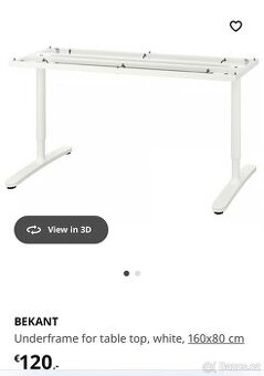 Podnoží stolu Ikea Bekant