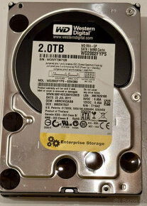 2TB WD2002FYPS - pro NAS, SATA, 7200 RPM, western