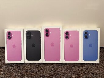Nerozbalene iPhone 16 a iPhone 16 Plus. 2 roky CZ zaruka