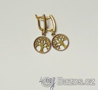 Zlaté náušnice 14k (585)