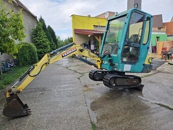 Minibagr Yanmar B15 vaha 1.7T 2x lžíce svahovka 4000mth