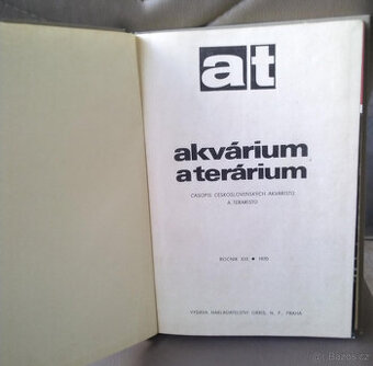 AKVÁRIUM A TERÁRIUM - ročník XIII. 1970