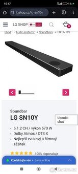 Soundbar (7.1.2)LG SN10Y+SPK 8