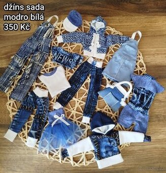 Barbie Sady oblečků džíns, Paříž a další...