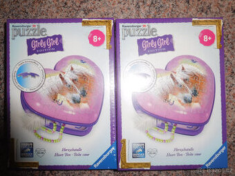 Ravensburger 3D puzzle Srdce Koně 54 ks