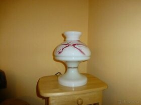 skleněná retro lampa  SLEVA