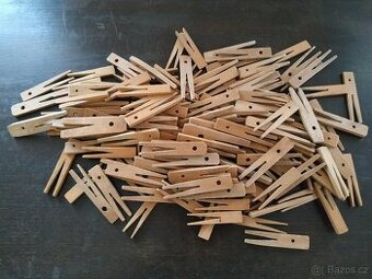 RETRO_dřevěné kolíčky na prádlo