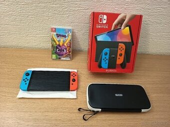 Nintendo Switch Oled - Top stav + Pouzdro
