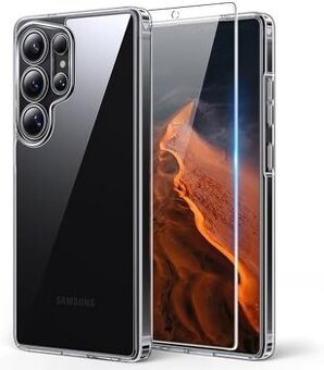 Pouzdro TAURI 3 v 1 pro Samsung Galaxy S25 Ultra + 2 skla