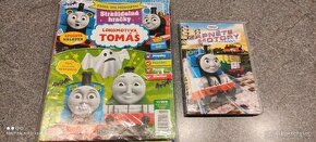 Mašinka Tomáš DVD+17 časopisů puzzle mašinka a kniha