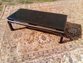 Černý konferenční art deko stůl