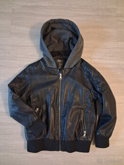 Nová dětská kožená bunda 5-7 let vel. 122
