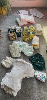 Látkové pleny Bamboolik - komplet