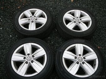 16" orig VW ALU KOLA 5x112 6Jx16H2 ET50 + PNEU 205/55/16 94
