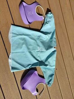 Babybjörn bryndaky 2ks a zástěrka na krmení a hraní 1ks