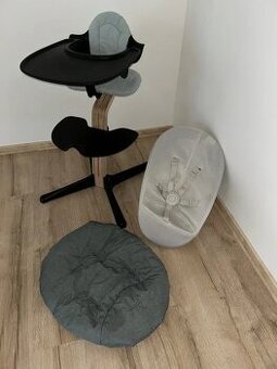 Stokke Nomi Židlička Natural Black + příslušenství