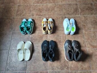 Pánské tenisky, pantofle a zimní boty
