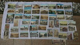 STARÉ BAREVNÉ  POHLEDNICE ČESKÉ BUDĚJOVICE