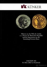 Katalog 2023- antické mince. Super publikace. Kuenker
