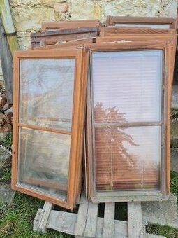 Okna dřevěná bez rámu