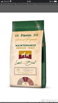 Prodám krmivo pro psy Fitmin – Medium & Maxi, 12 kg (NOVÉ)