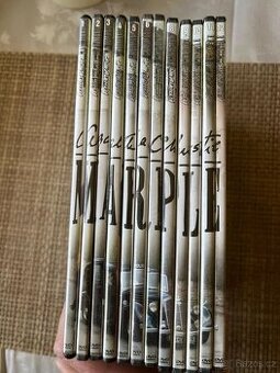 Agatha Christie miss Marple/slečna Marplová set DVD 1-12 díl