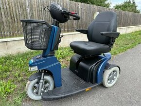Elektrický tříkolový skútr pro seniory a invalidy - v záruce