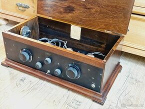 Starožitné rádio Crosley, Trirdyn 3R3, 1924, USA