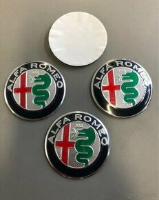 Středové pokličky / samolepky alu kola Alfa Romeo - 1